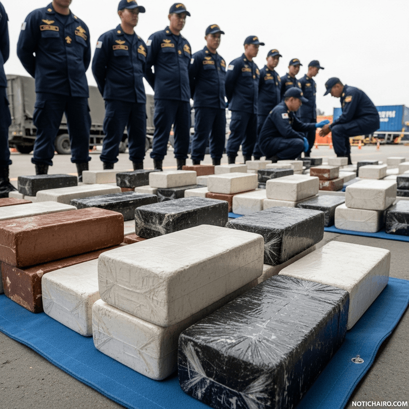 Marinos colombianos incautan 1.1 toneladas de cocaína: Petro