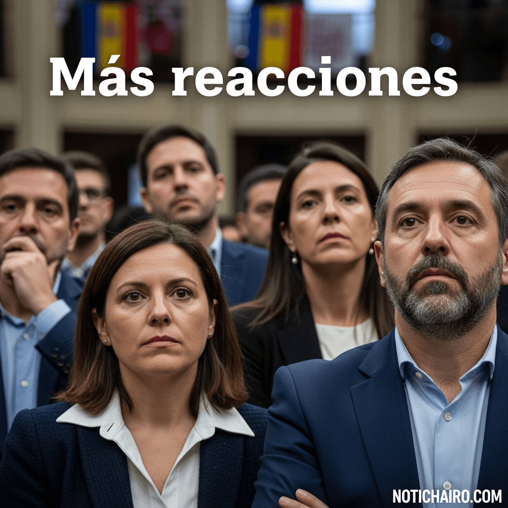 Más reacciones
