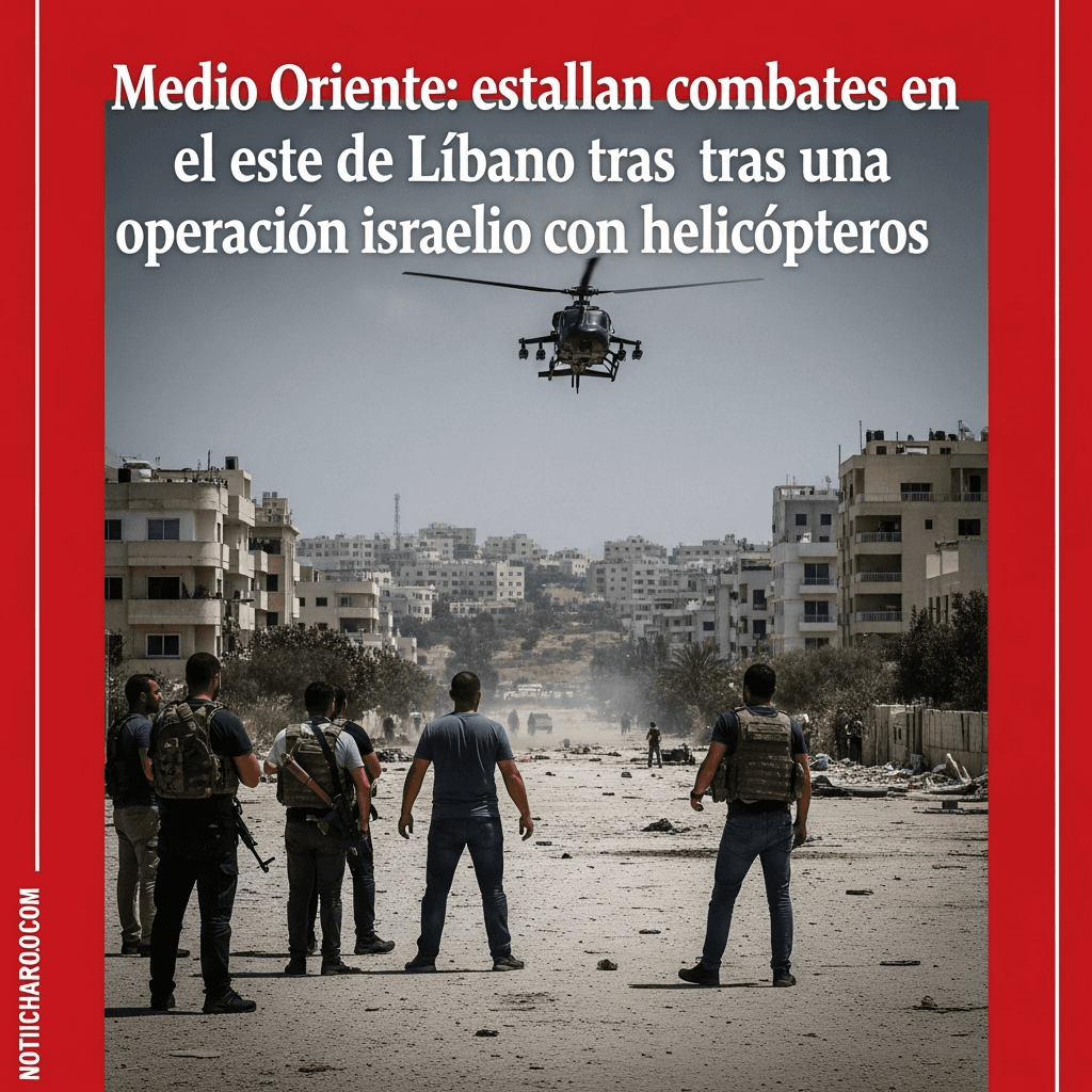 Medio Oriente: estallan combates en el este de Líbano tras una operación israelí con helicópteros