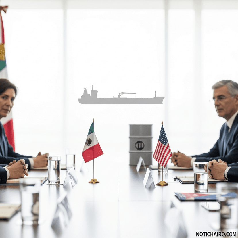 México dialoga con EU para poder vender crudo a Cuba