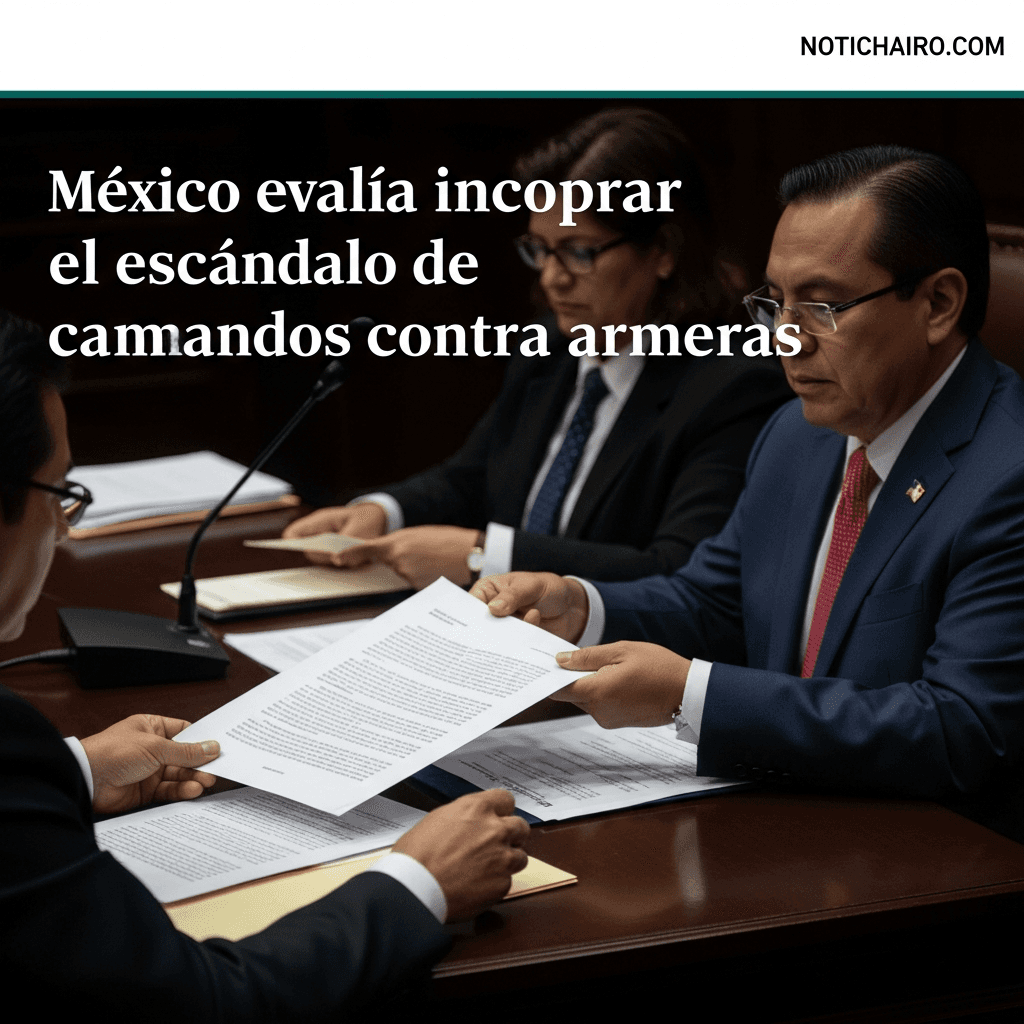 México evalúa incorporar el escándalo de cartuchos a demanda contra armeras