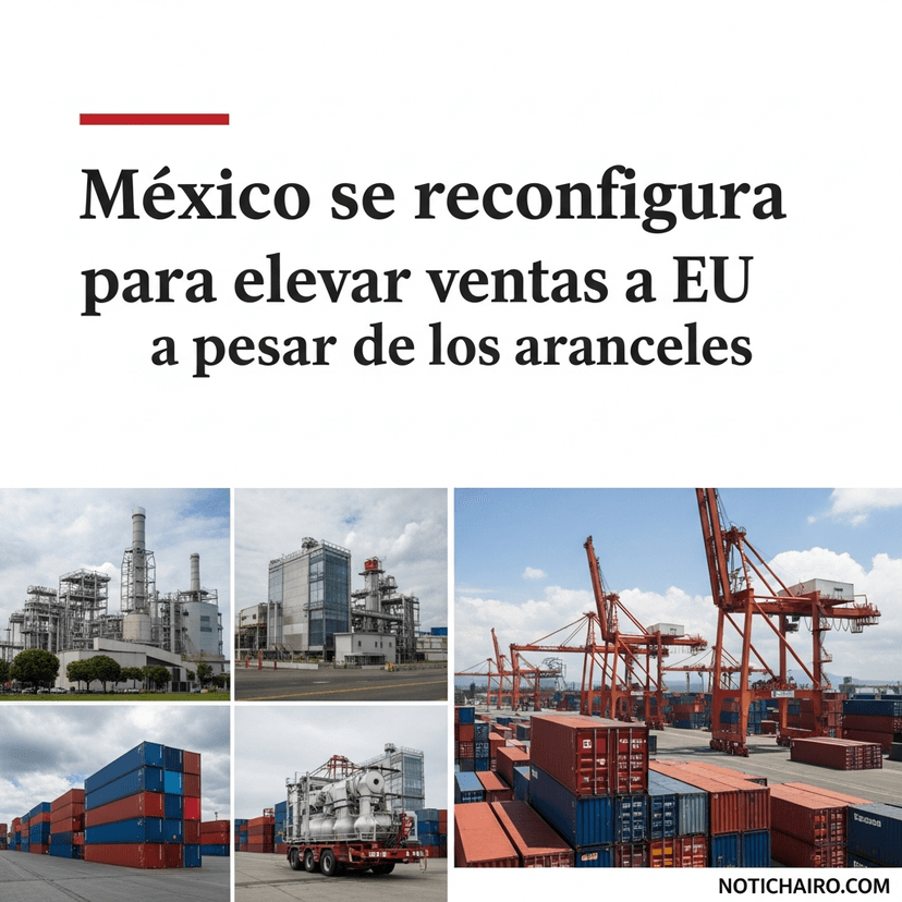 México se reconfigura para elevar ventas a EU a pesar de los aranceles