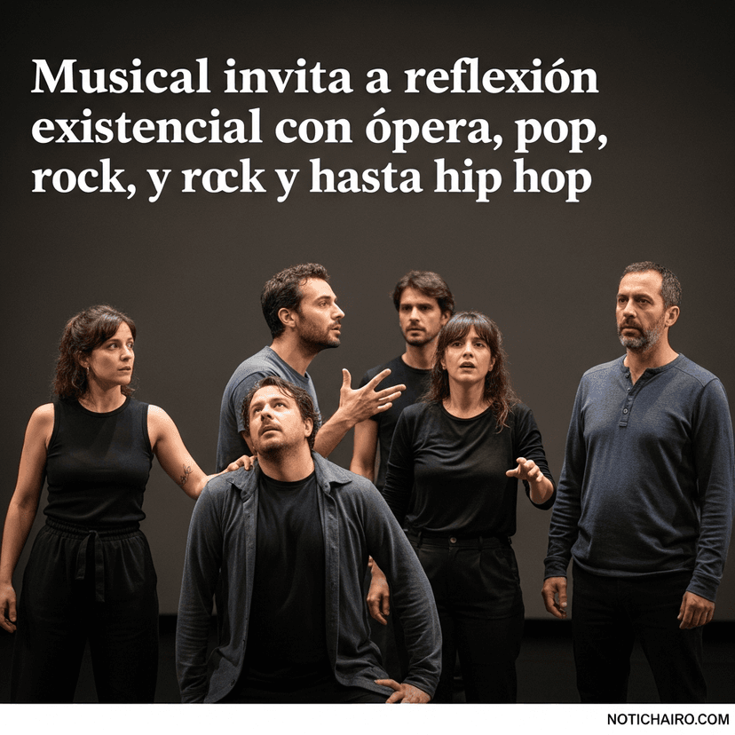 Musical invita a reflexión existencial con ópera, pop, rock y hasta hip hop