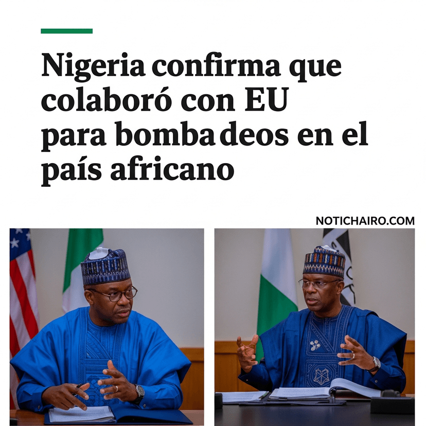 Nigeria confirma que colaboró con EU para bombardeos en el país africano
