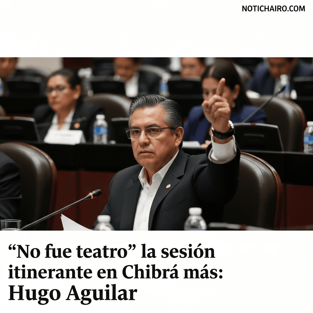 “No fue teatro” la sesión itinerante en Chiapas; habrá más: Hugo Aguilar