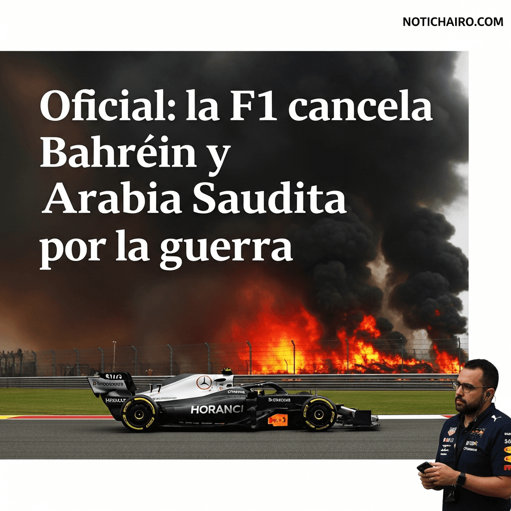 Oficial: la F1 cancela Bahréin y Arabia Saudita por la guerra