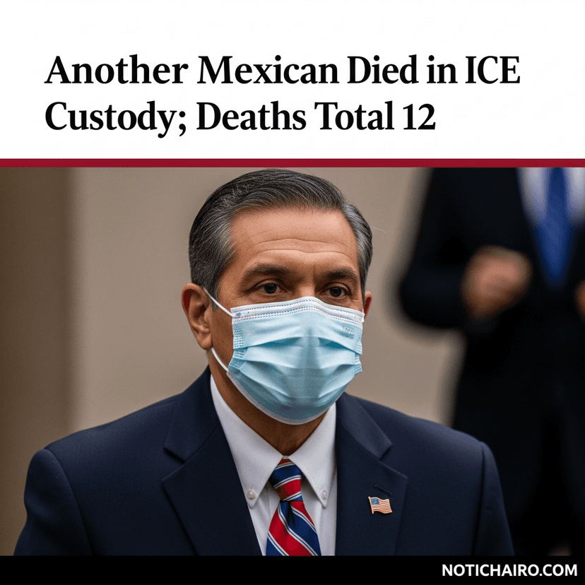 Otro mexicano murió bajo la custodia del ICE; suman 12 decesos