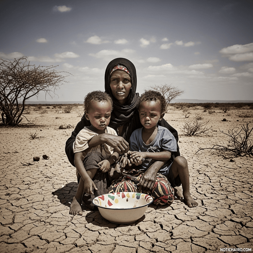 Padecen hambre severa 6.5 millones de somalíes: ONU