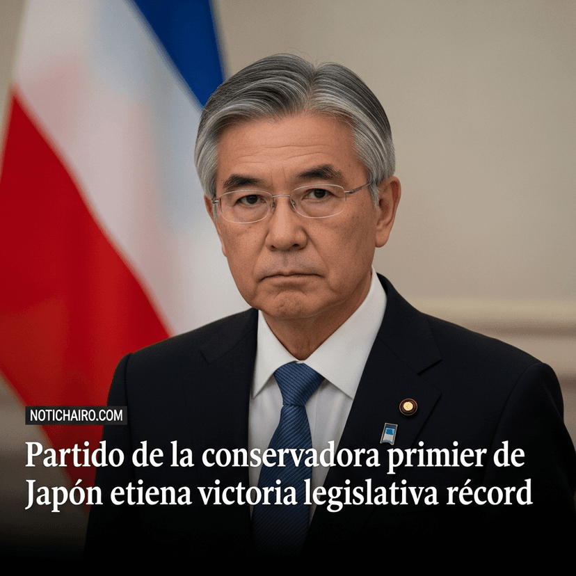 Partido de la conservadora premier de Japón obtiene victoria legislativa récord