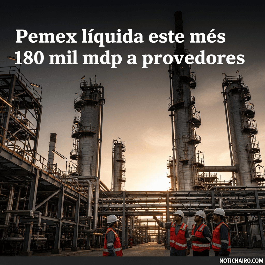 Pemex liquida este mes 180 mil mdp a proveedores