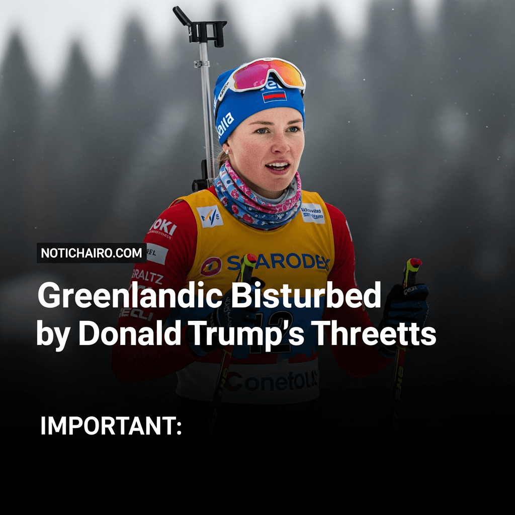 Perturban a biatleta de Groenlandia las amenazas de Donald Trump