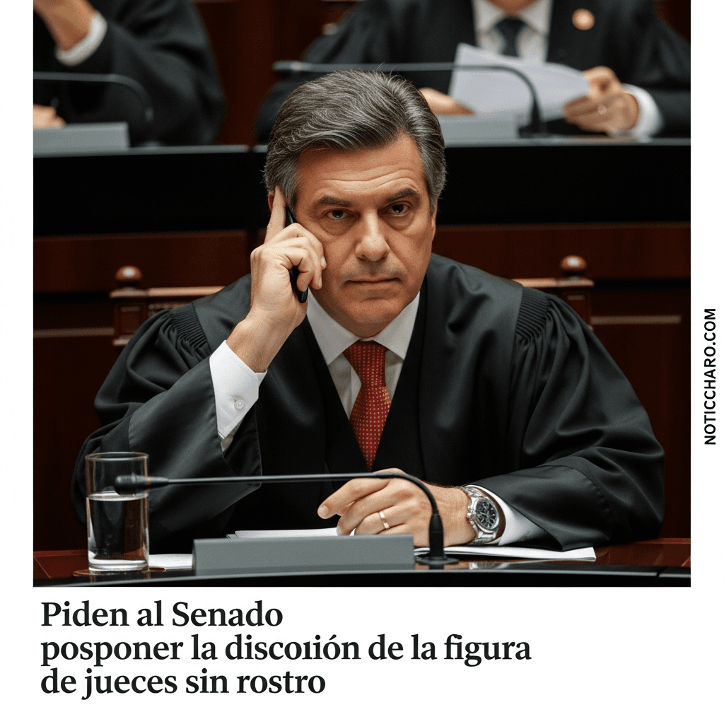 Piden al Senado posponer la discusión de la figura de jueces sin rostro