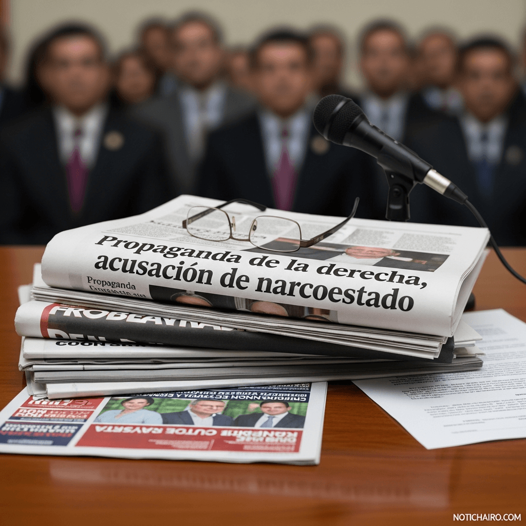 “Propaganda de la derecha, acusación de narcoestado”
