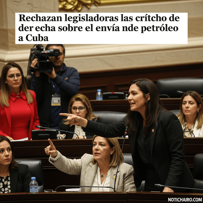 Rechazan legisladoras las críticas de la derecha sobre el envío de petróleo a Cuba