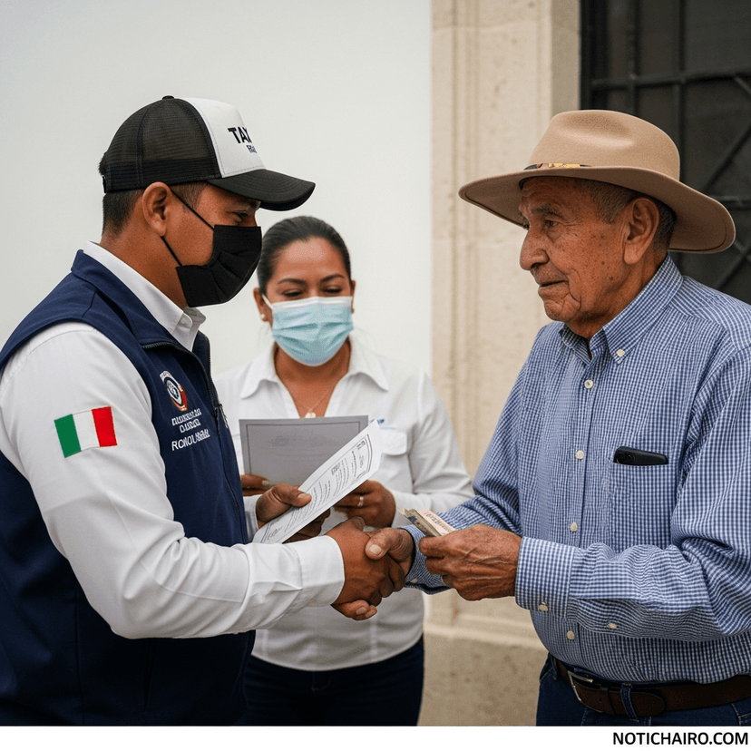 Reconocen a taxista de Yucatán que regresó $300 mil a un adulto mayor