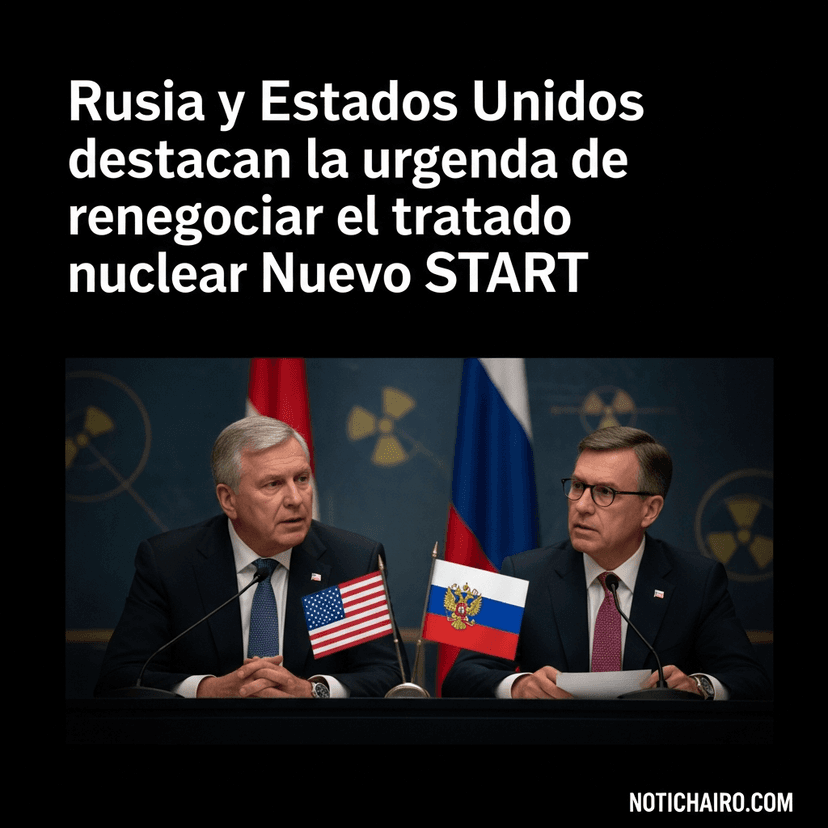 Rusia y Estados Unidos destacan la urgencia de renegociar el tratado nuclear Nuevo START