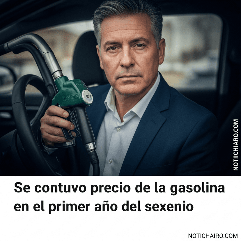Se contuvo precio de la gasolina en el primer año del sexenio
