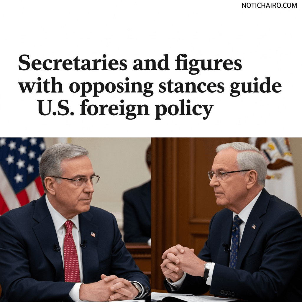 Secretarios y personajes con postura opuesta guían la política exterior de EU