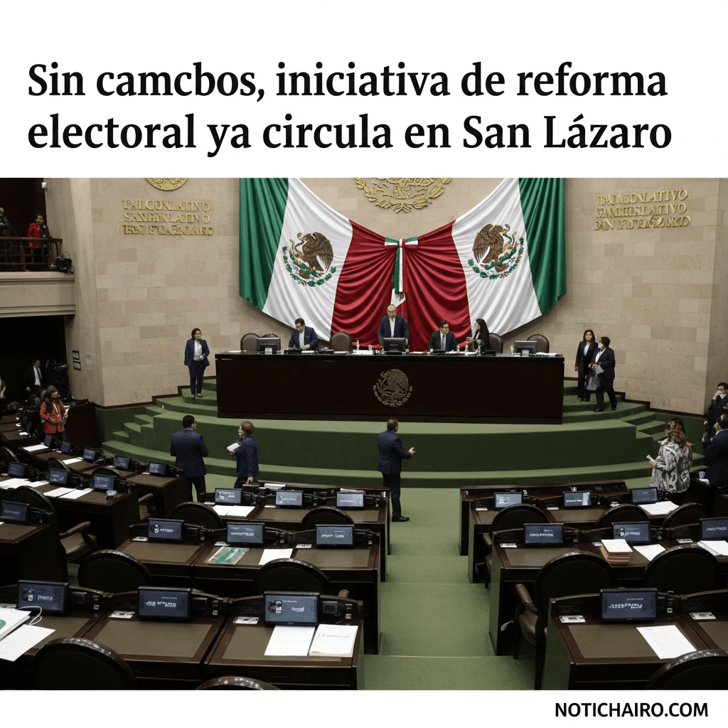 Sin cambios, iniciativa de reforma electoral ya circula en San Lázaro