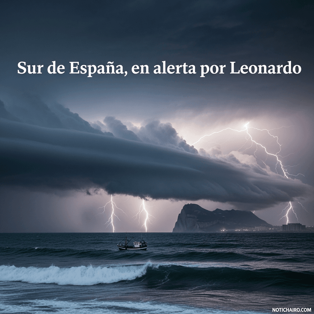 Sur de España, en alerta por Leonardo