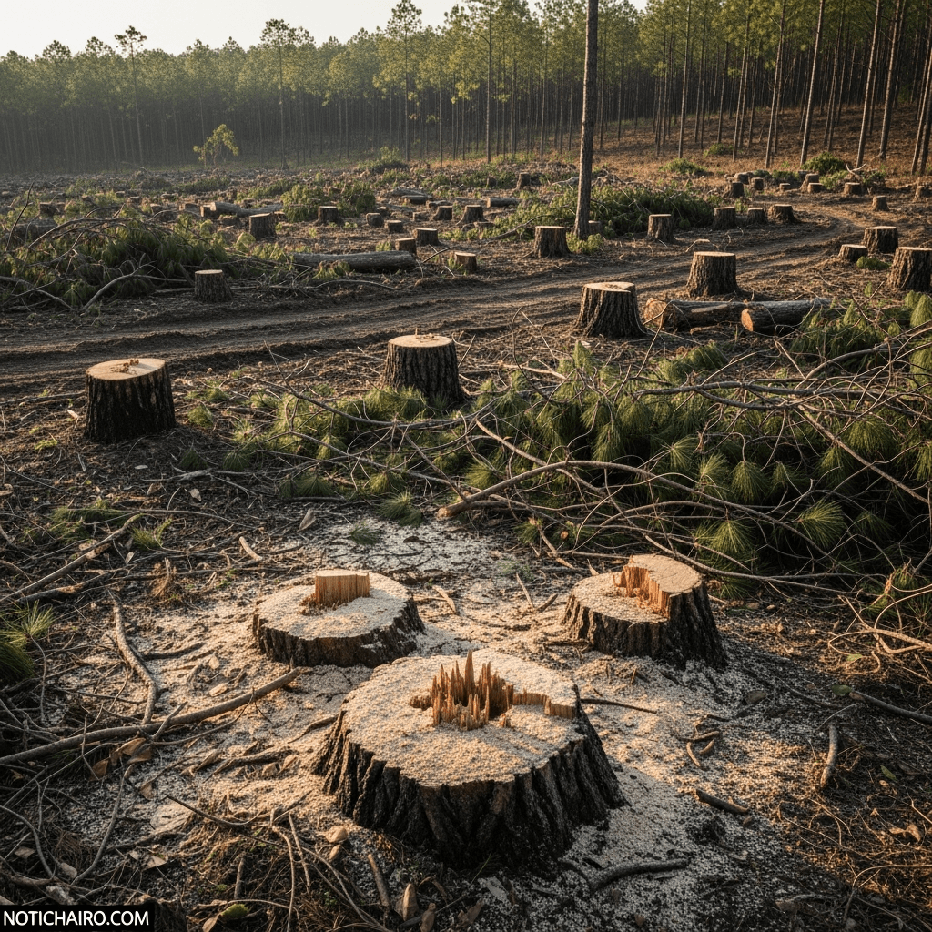Talamontes saquean más de 150 pinos en zona protegida de Tingambato