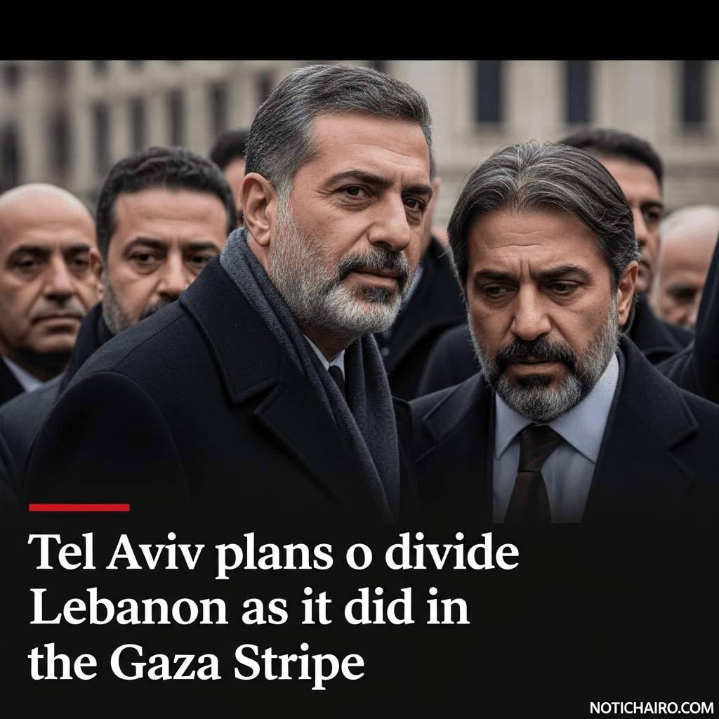 Tel Aviv planea dividir Líbano como lo hizo en la franja de Gaza