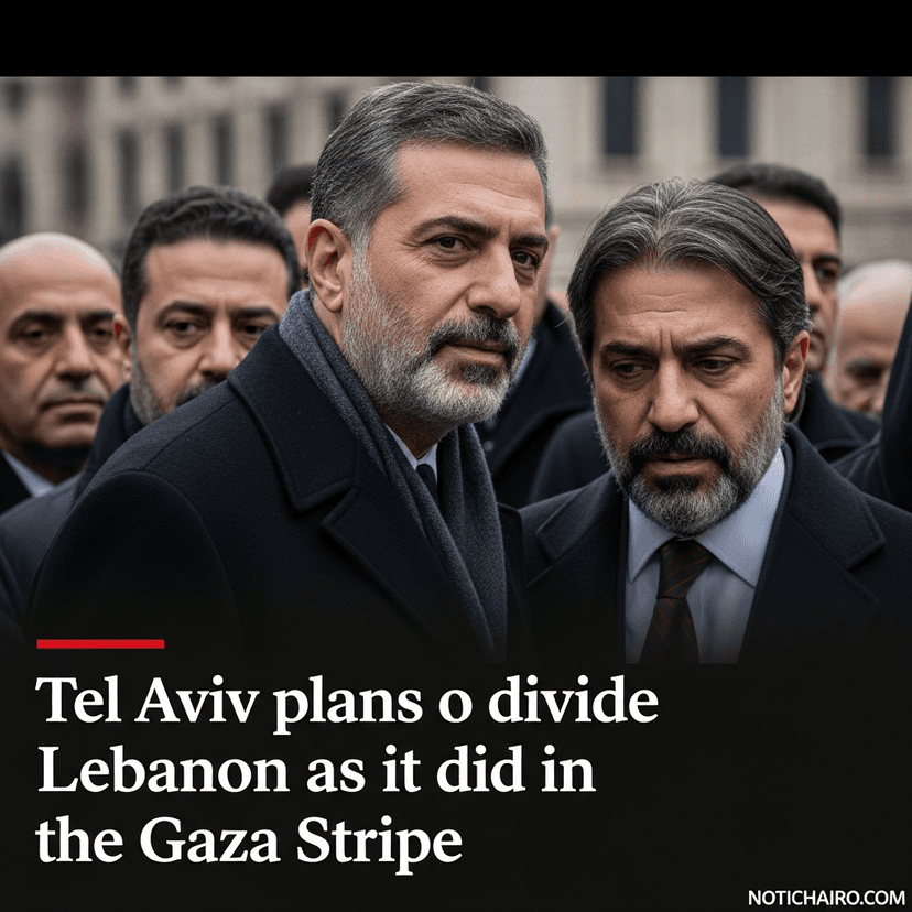 Tel Aviv planea dividir Líbano como lo hizo en la franja de Gaza