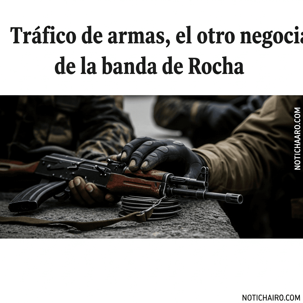 Tráfico de armas, el otro negocio de la banda de Rocha