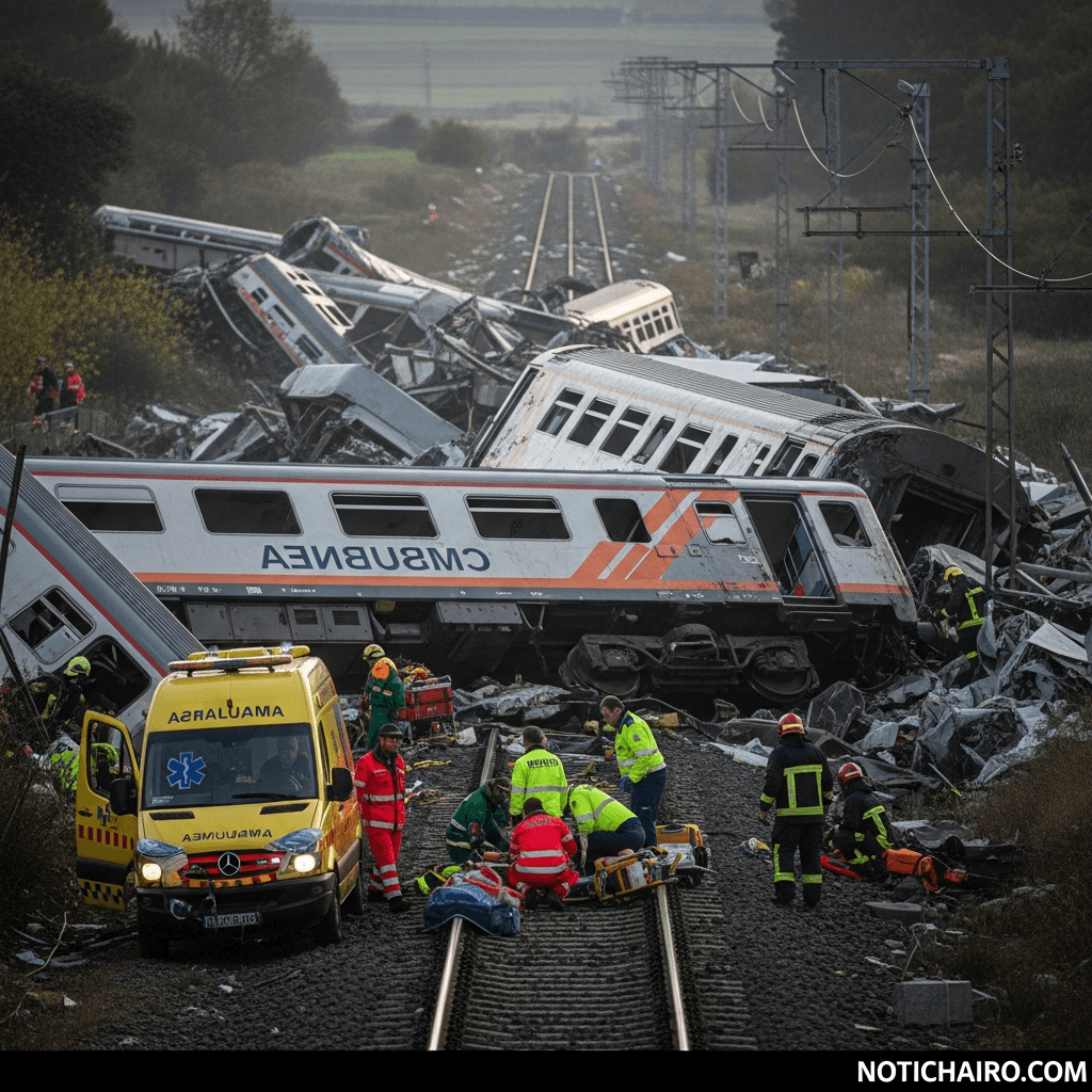 Tragedia en España: al menos 21 muertos y decenas de heridos en choque de trenes