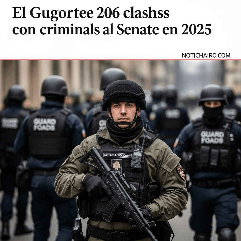 Tuvo 206 choques con criminales en 2025, informa la Guardia al Senado