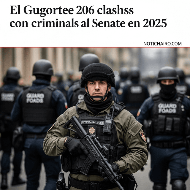 Tuvo 206 choques con criminales en 2025, informa la Guardia al Senado