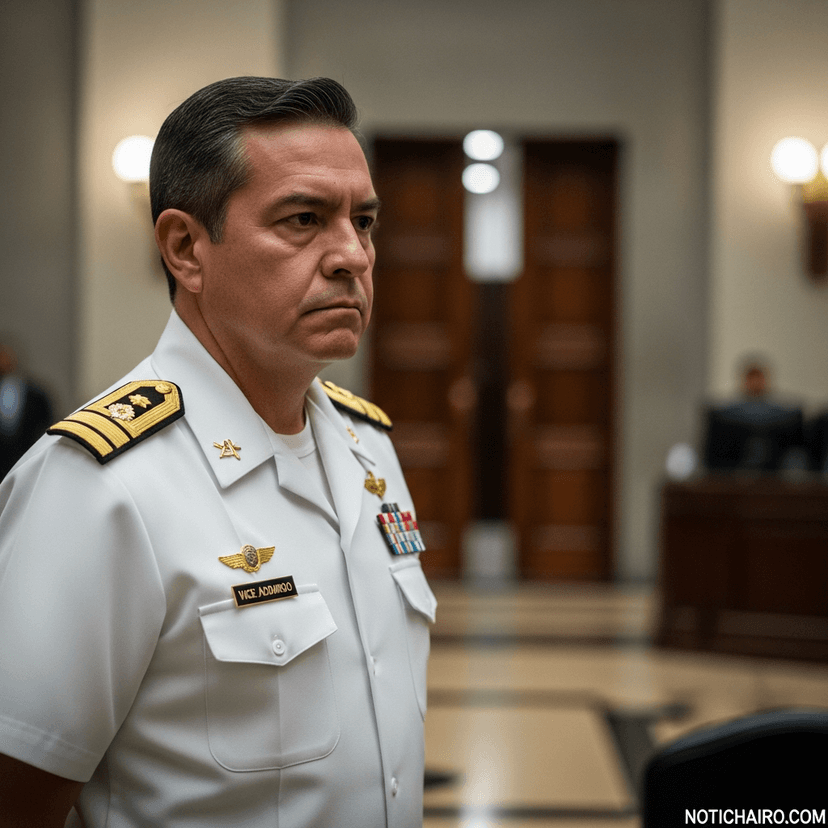 Vicealmirante ligado a huachicol fiscal apela cargo de ocultamiento