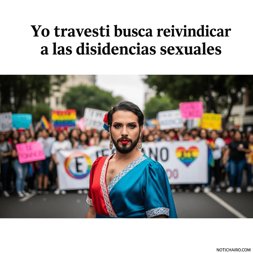 Yo travesti busca reivindicar a las disidencias sexuales