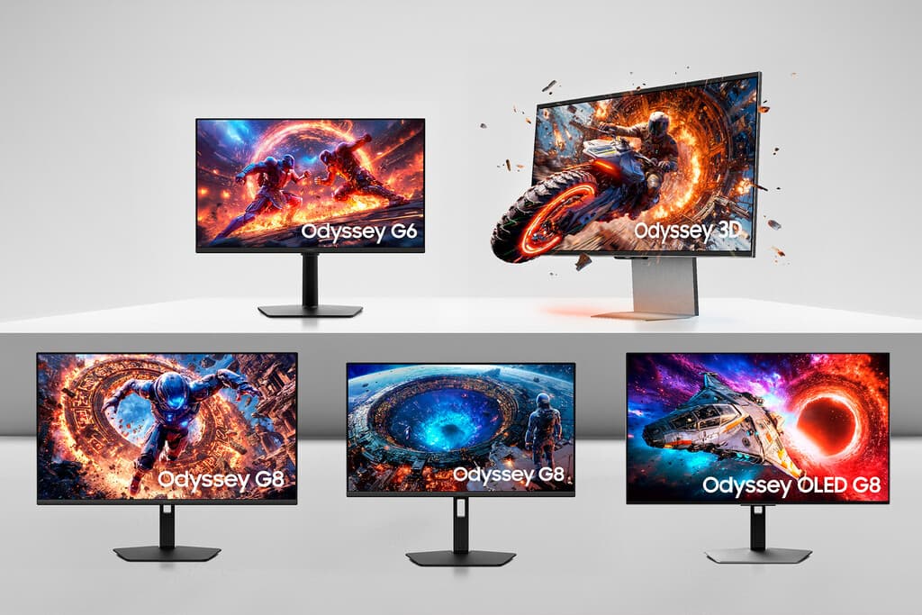 Samsung ha creado el primer monitor en el mundo de 1,040 Hz y 3D sin lentes: estos son sus nuevos modelos