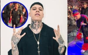 Santa Fe Klan ayuda a trapear a empleada de limpieza en la UFC y su gesto de humildad se hace viral: “Tipazo” | VIDEO
