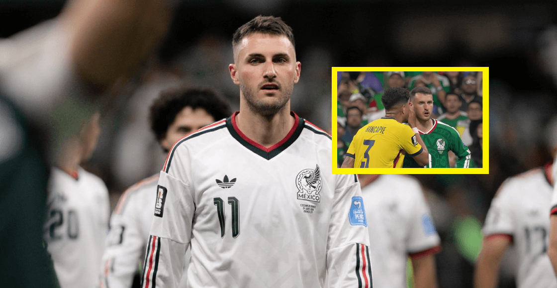 Santi Giménez se niega a contar lo que Piero Hincapié le dijo en México vs Ecuador