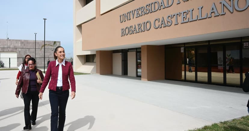 Sheinbaum anuncia beca Gertrudis Bocanegra para Universidades Rosario Castellanos