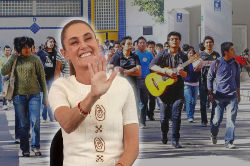 Sheinbaum tiene un plan para que los estudiantes no dejen la prepa: que tengan menos materias