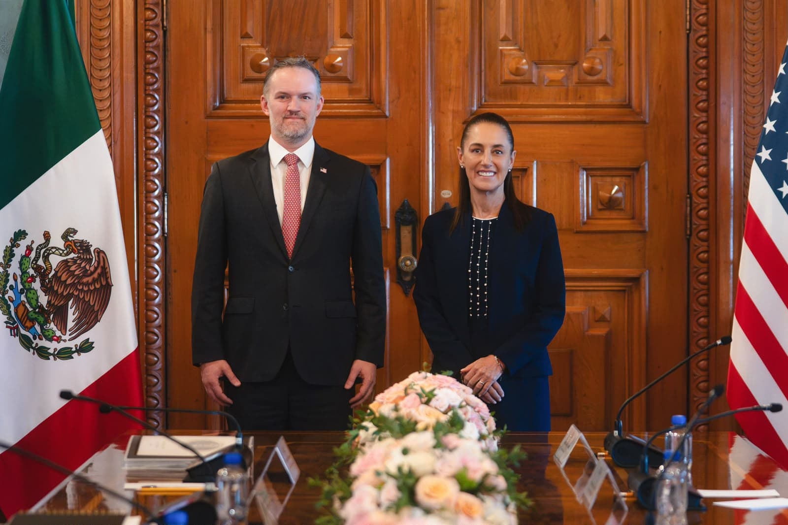 Sheinbaum y Greer avanzan en la revisión del T-MEC tras reunión en Palacio Nacional