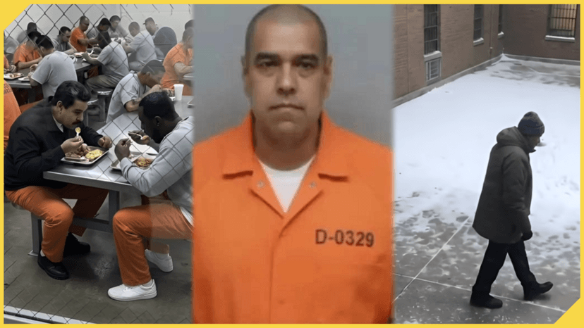 ¿Son reales las imágenes que muestran a Nicolás Maduro en la prisión de Nueva York?