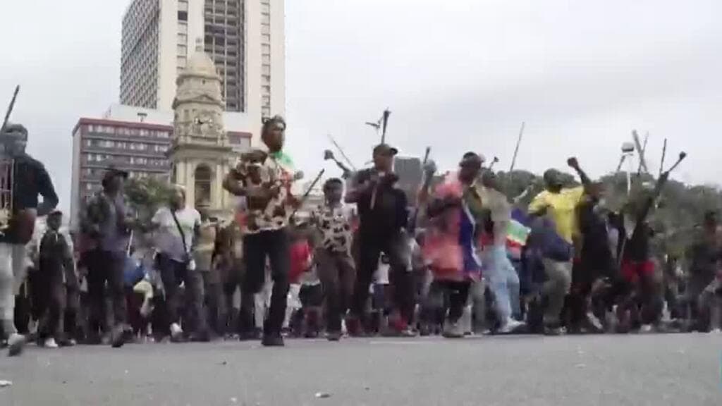 Sudáfrica refuerza la seguridad ante protestas contra migrantes irregulares