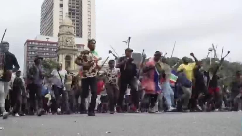 Sudáfrica refuerza la seguridad ante protestas contra migrantes irregulares