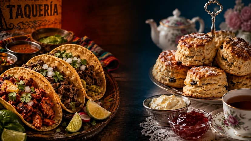 Tacos vs. ‘scones’, el duelo gastronómico entre México e Inglaterra que propone Uber Eats