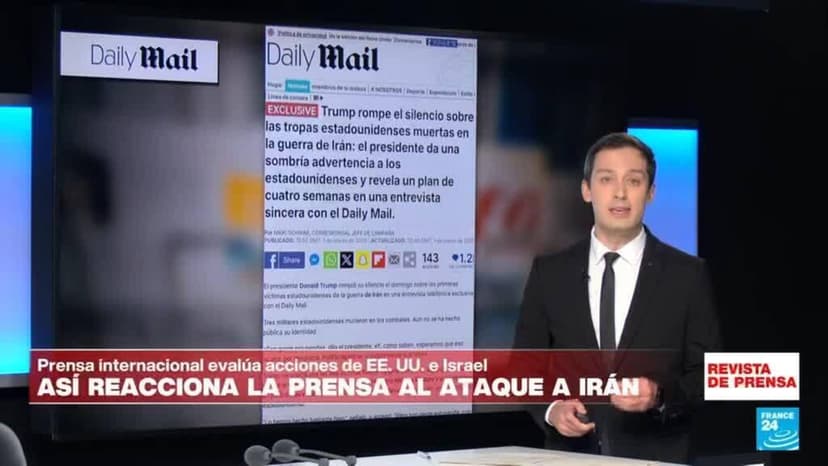 Trump en diálogo con 'Daily Mail': “Calculamos que serían unas cuatro semanas” de guerra con Irán