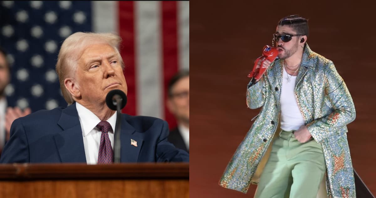 Trump inyecta odio también al Super Bowl. Avisa que no irá. Le desagrada Bad Bunny