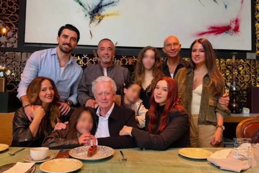 Una nueva familia: Erik Rubín y su novia celebran el cumpleaños de su exsuegro, el papá de Andrea Legarreta