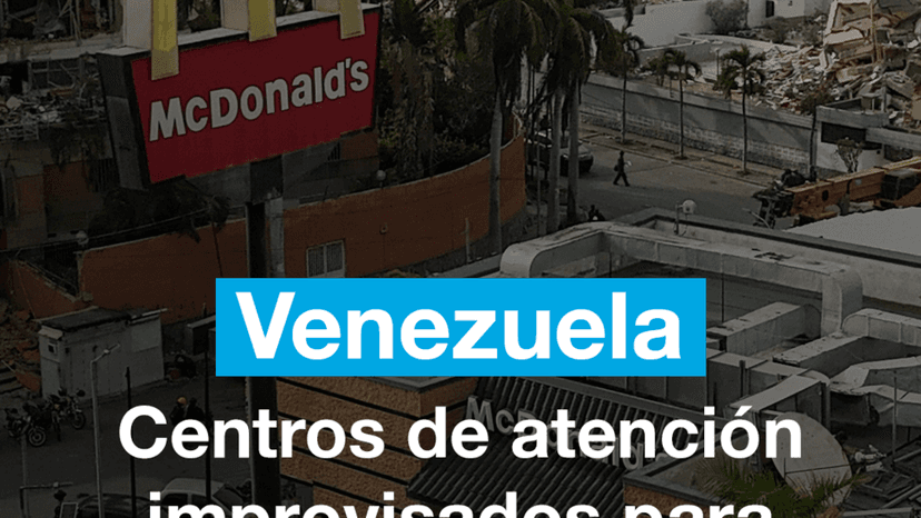 Venezuela: centros de atención improvisados para hacer frente a la emergencia