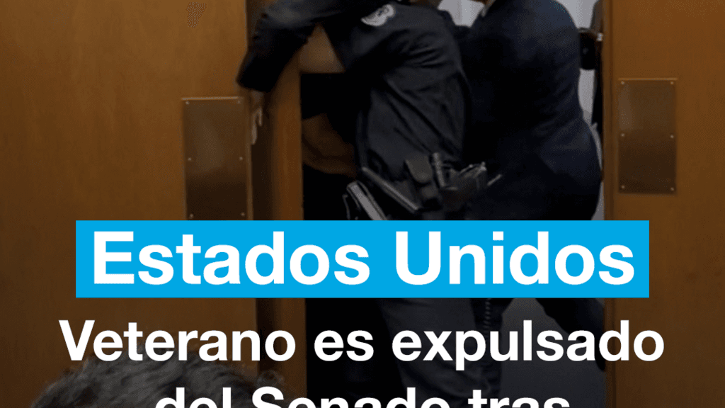 Veterano es expulsado del Senado de EE. UU. tras protestar por la ofensiva contra Irán