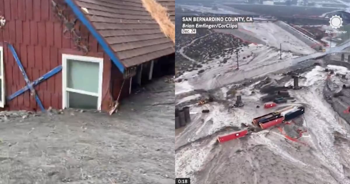 VIDEOS ¬ California vive intensa tormenta navideña; inundaciones dejan cuatro muertos