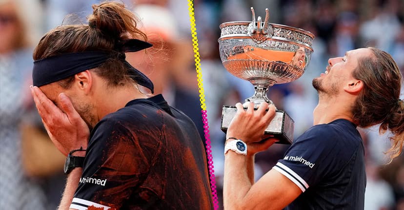 Zverev, el campeón de Roland Garros que fue diagnosticado con diabetes desde los cuatro años